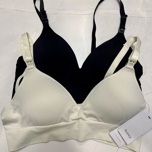 Blanqi cooling maternity nursing bra set of two